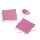 Aluminiumfolien  rosa, 8 x 8 cm, Packung mit 250