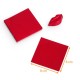 Aluminum foil  Red, 8 x 8 cm, pack of 250