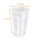 Disposable shaker 30cl APET transparencies (ø 78mm h 124mm), box of 1250