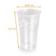 Disposable shaker 40cl APET transparencies, box of 800