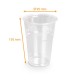 Einweg-Shaker APET-Transparente mit einer Füllmenge von 50cl, Karton mit 800 Stück