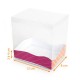 Wave band for transparent boxes 12x8cm, Pack Colors, pack of 50