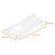 Sacchetto per croissant bianco 180+80x350 mm (rif. 106), confezione da 1000 pezzi