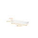 Regla transparente PVC, 180x30x30/30mm, caja de 100