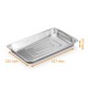 Plato gastro desechable 1/1 bordes enrollados 527x325x67mm, caja de 50