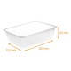 Plastikschale für Pommes frites, Churros - CAISSIPACK 1500cc, 202x152x62mm, Packung zu 250