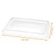 Lid for sealable plastic tray 750, 1000 and 1500cc, 50 pack