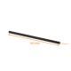 Straw cardboard, black ø 6mm h140mm, pack of 250