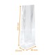 Bolsas OPP neutras con base SOS 80x25/25x250mm, paquete de 100