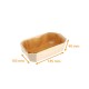 Kochschale aus Holz 185x105x40mm (350ml), Karton mit 200 Stück