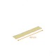 Zellophanbefestigung 8x45mm, U-förmig, Gold, Packung mit 1000 Stück