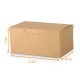 Kartonschachtel Nuggets in Kraft 900ml, 150x90x70mm, Karton mit 500 Stück