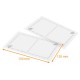 Pellicola di polipropilene PP 120x150 mm con stampa "Frise bistre, confezione da 1000