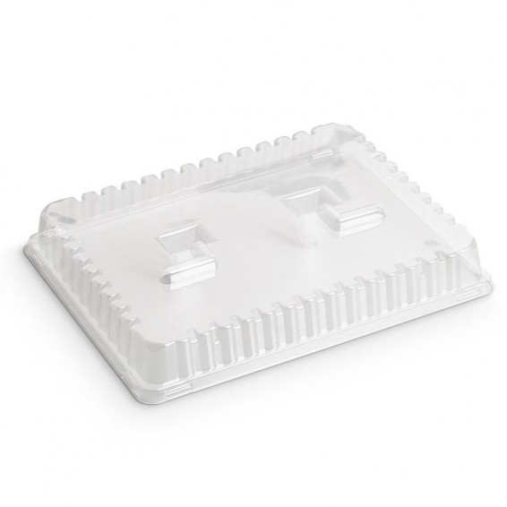 Couvercles transparents pour plateaux repas 5 compartiments