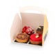 Scatola con manici Petit Plaisir Gourmand 18x18x5cm, confezione da 50