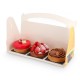 Scatola con manici Petit Plaisir Gourmand 27x10x5cm, confezione da 50