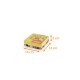 Quadratische Konditoreibox Petit Plaisir Gourmand 14x14x5cm, 50er-Pack