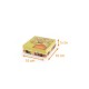 Caja cuadrada de pastelería Petit Plaisir Gourmand 16x16x5cm, paquete de 50