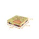 Caja cuadrada de pastelería Petit Plaisir Gourmand 23x23x5cm, paquete de 50