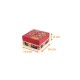 Quadratische Konditoreibox Petit Plaisir Gourmand 14x14x8cm, 50er-Pack