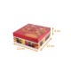 Scatola da pasticceria quadrata Petit Plaisir Gourmand 22x22x8cm, confezione da 50
