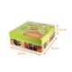 Quadratische Konditoreibox Petit Plaisir Gourmand 26x26x10cm, 50er-Pack