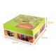 Caja cuadrada de pastelería Petit Plaisir Gourmand 32x32x10cm, paquete de 50