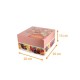 Caja cuadrada de pastelería Petit Plaisir Gourmand 20x20x13cm, paquete de 50