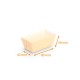 Teglia Easy Bake 80x40x40mm (beige/bianco), scatola da 50