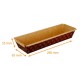 Cake baking mould 65x260x55mm, pack of 80