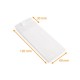 Borsa piatta in OPP con lembo adesivo 60x120 mm + 30 mm di aletta, confezione da 100