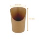 Envolver cajas de cartón kraft marrón 300ml, ø85mm, altura 110mm, caja de 1000
