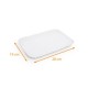 Vassoio per catering in cartone bianco 19x28 cm, scatola da 200