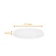 Lid for round PP pot ø117mm h8mm, box of 500