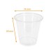 Salsera en APET transparente, 15cl, caja de 1000