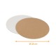 Disco Kraft ø 28 cm (spessore 1,5 mm), confezione da 100