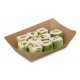 Vassoio kraft marrone 1100ml / 1440g, 200x150x52mm, scatola da 500