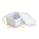 Eisbehälter aus Plastik 1 Liter (130x130x85mm), Karton mit 200 Stück