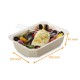 Siegelbare Schale aus Karton - Food K 750cc, 192x137x41mm, Karton/pp, 65er-Packung