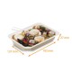 Siegelbare Schale aus Karton - Food K 510cc, 192x137x27mm, Karton/pp, 65er-Packung