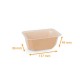 Siegelbare Schale aus Karton - Food K 375cc, 137x96x49mm, Karton/pp, 65er-Packung