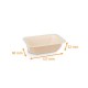 Siegelbare Schale aus Karton - Food K 250cc, 137x96x32mm, Karton/pp, 65er-Packung