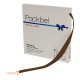 Band für Geschenkverpackungen einseitiger Satin, 15mm x 100m, braun, Packung mit 1