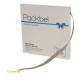 Band für Geschenkverpackungen einseitiger Satin, 10mm x 100m, taupe, Packung mit 1