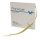 Band für Geschenkverpackungen einseitiger Satin, 10mm x 100m, Gold, Packung mit 1