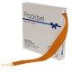 Band für Geschenkverpackungen einseitiger Satin, 25mm x 100m, orange, Packung mit 1