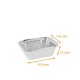 Alu-Schale gerade Kanten, 146x121x40mm, 435ml (BO450), Karton mit 100 Stück