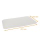 Lid for aluminium dish / carton, lids for gastro dishes 1/2 ref RIS, pack of 100