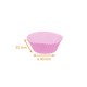Scatola plissettata fucsia n° 8 (base: ø 40mm, altezza 25mm), confezione da 1000