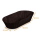 Black pleated box n° 89 (base: 136x34mm, height: 26mm), pack of 1000